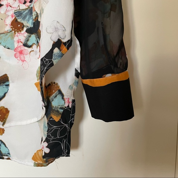 3.1 Phillip Lim for Target sheer floral button down - Picture 7 of 9